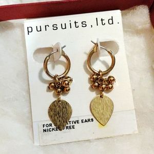 Pursuits, ltd dangle earrings. Nickel free for sensitive ears.